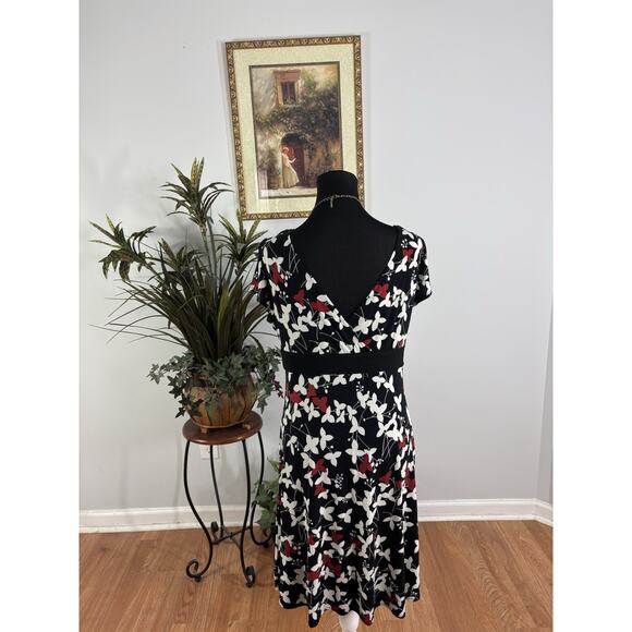 London Style Dress 14P Sleeves Sleeve Boho Vacation Clueless Preppy Pullover - Picture 4 of 8